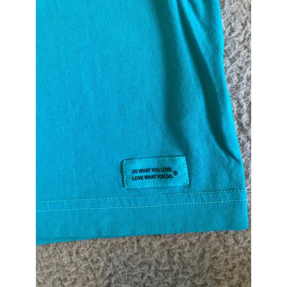 Life is Good Crusher Tee Shirt Large Mens Boats Well Yacht Fish Outdoors Blue L - Picture 3 of 13